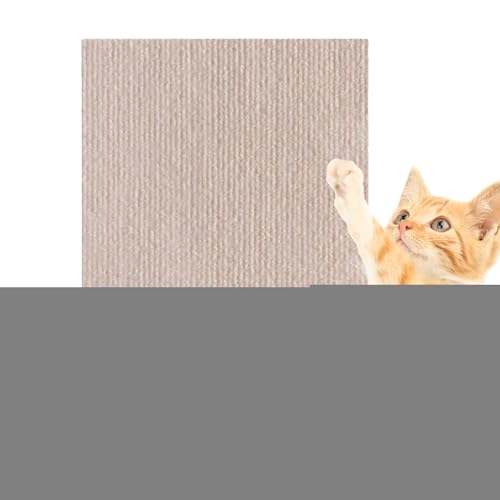 Kratzmatte für Katzen, Kratzmatten für Katzen - Zuschneidbarer Kratzteppich für - Katzenkratzer-Pad-Ersatz, Flacher Kratzteppich für Pfosten, Möbel, Kratzbaumregale von Knowlife