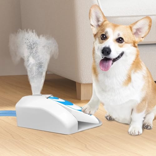 Outdoor Trinkbrunnen Für Hunde - Pfotendruck Trinkwasserspielzeug,Rutschfester Trinkwasserspender Ohne Strom Für Garten Und Drinnen Im Sommer von Knowlife