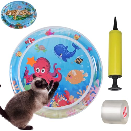 Wassermatte Katzen Kratzfest, Aquanap füR Katzen, Katzenspielzeug Wassermatte Kratzfest, Katzenwassermatte, KüHlen Komfort füR Haustiere, Leicht Aufzublasen und Mit Wasser Zu BefüLlen (A, Regulär) Wassermatte Katzen Kratzfest, Aquanap füR Katzen, Katzenspielzeug Wassermatte Kratzfest, Katzenwassermatte, KüHlen Komfort füR Haustiere, Leicht Aufzublasen und Mit Wasser Zu BefüLlen (A, Regulär) von Knubbuf
