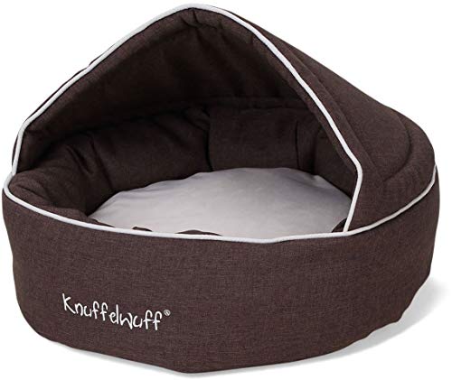 Knuffelwuff 13103 Höhlenbett Pumbaa - Größe Durchmesser 55 cm, braun von Knuffelwuff