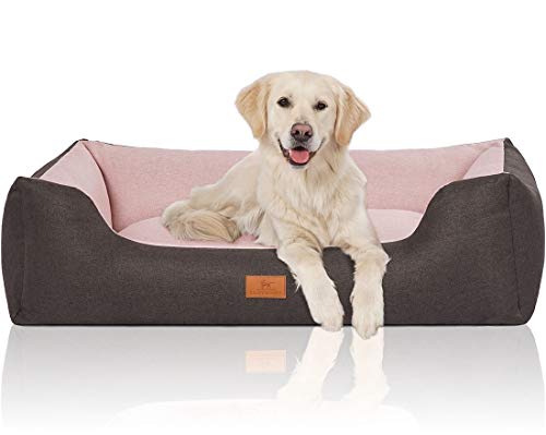 Knuffelwuff 14096-005 Hundebett Hundekörbchen Hundesofa Hundekissen Hundekorb Bezug Waschbar Luke Xl Schwarz-Rosa Knuffelwuff 14096-005 Hundebett Hundekörbchen Hundesofa Hundekissen Hundekorb Bezug Waschbar Luke Xl Schwarz-Rosa von Knuffelwuff