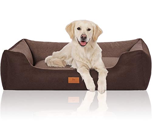 Knuffelwuff 14096-006 Hundebett Hundekörbchen Hundesofa Hundekissen Hundekorb Bezug Waschbar Luke Xl Braun-Potatoe Knuffelwuff 14096-006 Hundebett Hundekörbchen Hundesofa Hundekissen Hundekorb Bezug Waschbar Luke Xl Braun-Potatoe von Knuffelwuff