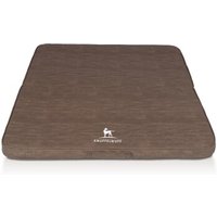 Knuffelwuff Faltbare Reisematte Orthopädisch Roanoke aus Laser gestepptem Kunstleder braun XXL Knuffelwuff Faltbare Reisematte Orthopädisch Roanoke aus Laser gestepptem Kunstleder braun XXL von Knuffelwuff
