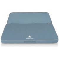 Knuffelwuff Faltbare Reisematte Orthopädisch Roanoke aus Laser gestepptem Kunstleder hellblau XL Knuffelwuff Faltbare Reisematte Orthopädisch Roanoke aus Laser gestepptem Kunstleder hellblau XL von Knuffelwuff