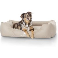 Knuffelwuff Hundebett Finlay aus Nylongewebe beige XL von Knuffelwuff