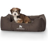 Knuffelwuff Hundebett Finlay aus Nylongewebe braun M-L von Knuffelwuff