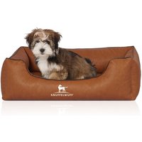 Knuffelwuff Hundebett Henderson aus marmoriertem Kunstleder terracotta M-L Knuffelwuff Hundebett Henderson aus marmoriertem Kunstleder terracotta M-L von Knuffelwuff