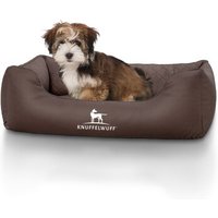 Knuffelwuff Hundebett Milan aus laser-gestepptem Kunstleder braun M-L Knuffelwuff Hundebett Milan aus laser-gestepptem Kunstleder braun M-L von Knuffelwuff