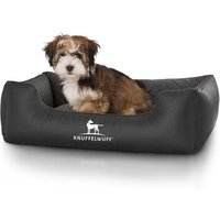 Knuffelwuff Hundebett Milan aus laser-gestepptem Kunstleder von Knuffelwuff