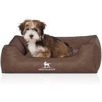Knuffelwuff Hundebett Scottsdale aus Kunstleder braun M-L Knuffelwuff Hundebett Scottsdale aus Kunstleder braun M-L von Knuffelwuff
