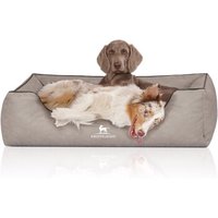 Knuffelwuff Hundebett Scottsdale aus Kunstleder hellgrau XL Knuffelwuff Hundebett Scottsdale aus Kunstleder hellgrau XL von Knuffelwuff