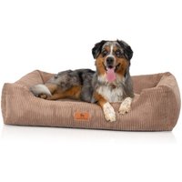 Knuffelwuff Hundebett aus Cord mit Handwebcharakter Olivia braun S Knuffelwuff Hundebett aus Cord mit Handwebcharakter Olivia braun S von Knuffelwuff