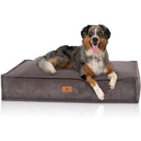 Knuffelwuff Hundekissen Lesedi aus Cord mit Handwebcharakter braun/ grau XXL Knuffelwuff Hundekissen Lesedi aus Cord mit Handwebcharakter braun/ grau XXL von Knuffelwuff