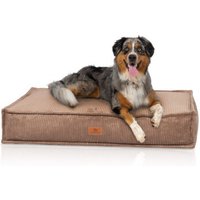 Knuffelwuff Hundekissen Lesedi aus Cord mit Handwebcharakter braun XXXL Knuffelwuff Hundekissen Lesedi aus Cord mit Handwebcharakter braun XXXL von Knuffelwuff