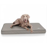 Knuffelwuff Orthopädische Hundematte Juna aus laser-gestepptem Kunstleder grau XXL Knuffelwuff Orthopädische Hundematte Juna aus laser-gestepptem Kunstleder grau XXL von Knuffelwuff