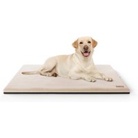 Knuffelwuff Orthopädische kuschelige Hundematte Berrith aus weichem Kaninchen Fellimitat beige XXL von Knuffelwuff