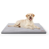 Knuffelwuff Orthopädische kuschelige Hundematte Berrith aus weichem Kaninchen Fellimitat grau XXL von Knuffelwuff