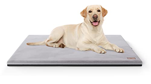 Knuffelwuff Orthopädische kuschelige Hundematte Berrith aus weichem Kaninchenfell-Imitat 120x85cm Grau - Hundekissen für große, mittelgroße und kleine Hunde - Für Zuhause, Auto, Wohnmobil, Wohnwagen Knuffelwuff Orthopädische kuschelige Hundematte Berrith aus weichem Kaninchenfell-Imitat 120x85cm Grau - Hundekissen für große, mittelgroße und kleine Hunde - Für Zuhause, Auto, Wohnmobil, Wohnwagen von Knuffelwuff