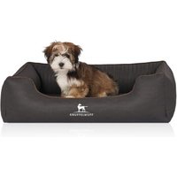 Knuffelwuff Orthopädisches Hundebett Columbia aus laser-gestepptem Kunstleder schwarz M-L Knuffelwuff Orthopädisches Hundebett Columbia aus laser-gestepptem Kunstleder schwarz M-L von Knuffelwuff