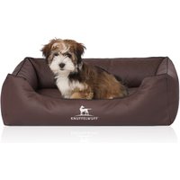 Knuffelwuff Orthopädisches Hundebett Madison aus laser-gestepptem Kunstleder braun M-L Knuffelwuff Orthopädisches Hundebett Madison aus laser-gestepptem Kunstleder braun M-L von Knuffelwuff