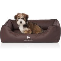 Knuffelwuff Orthopädisches Hundebett Madison aus laser-gestepptem Kunstleder braun M-L Knuffelwuff Orthopädisches Hundebett Madison aus laser-gestepptem Kunstleder braun M-L von Knuffelwuff
