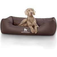 Knuffelwuff Orthopädisches Hundebett Madison aus laser-gestepptem Kunstleder braun XXL Knuffelwuff Orthopädisches Hundebett Madison aus laser-gestepptem Kunstleder braun XXL von Knuffelwuff