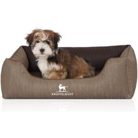 Knuffelwuff Orthopädisches Hundebett Outlander aus laser-gestepptem Kunstleder braun M-L Knuffelwuff Orthopädisches Hundebett Outlander aus laser-gestepptem Kunstleder braun M-L von Knuffelwuff