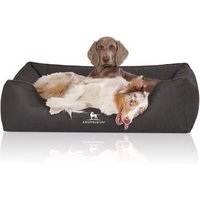Knuffelwuff Orthopädisches Hundebett Rockland aus Kunstleder schwarz XXXL Knuffelwuff Orthopädisches Hundebett Rockland aus Kunstleder schwarz XXXL von Knuffelwuff