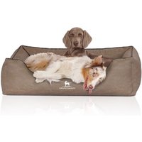 Knuffelwuff Orthopädisches Hundebett Rockland aus Kunstleder stone clay XL Knuffelwuff Orthopädisches Hundebett Rockland aus Kunstleder stone clay XL von Knuffelwuff