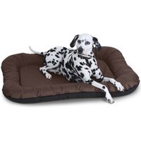 Knuffelwuff Wasserfestes In und Outdoor Hundebett Lucky aus Nylongewebe braun XXXL von Knuffelwuff