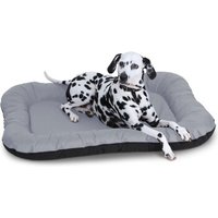 Knuffelwuff Wasserfestes In und Outdoor Hundebett Lucky aus Nylongewebe grau XXXL von Knuffelwuff
