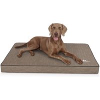 Knuffelwuff orthopädische Hundematte Palomino aus laser-gestepptem Kunstleder stone clay XXL Knuffelwuff orthopädische Hundematte Palomino aus laser-gestepptem Kunstleder stone clay XXL von Knuffelwuff