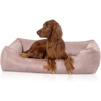 Knuffelwuff orthopädisches Hundebett aus Cord mit Handwebcharakter Nunavut rosa S Knuffelwuff orthopädisches Hundebett aus Cord mit Handwebcharakter Nunavut rosa S von Knuffelwuff