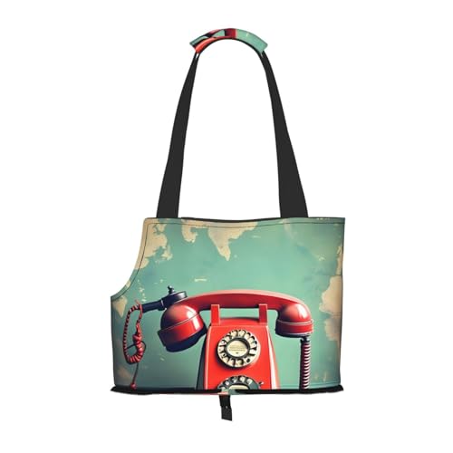 England UK Retro London Telefon Druck Hundetragetasche für kleine Hunde Katzen, Anti-Jumping Dog Purse Pet Carrier mit großen Taschen, Outdoor-Reisen England UK Retro London Telefon Druck Hundetragetasche für kleine Hunde Katzen, Anti-Jumping Dog Purse Pet Carrier mit großen Taschen, Outdoor-Reisen von KoNsev