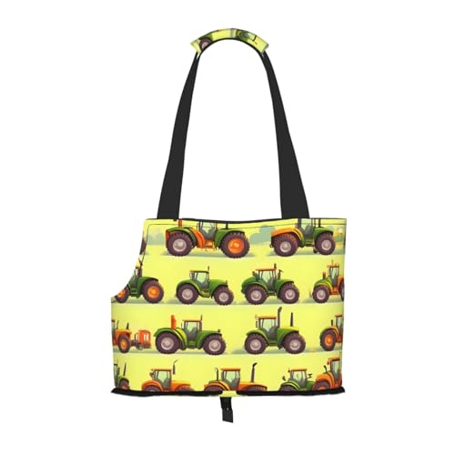 Green Fields Hundetragetasche für kleine Hunde und Katzen, springsicher, mit großen Taschen, Outdoor-Reisen von KoNsev