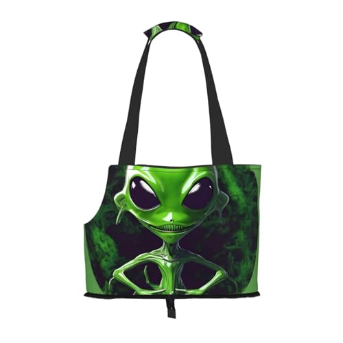 Hundetragetasche für kleine Hunde und Katzen, springsicher, mit großen Taschen, Grün Hundetragetasche für kleine Hunde und Katzen, springsicher, mit großen Taschen, Grün von KoNsev