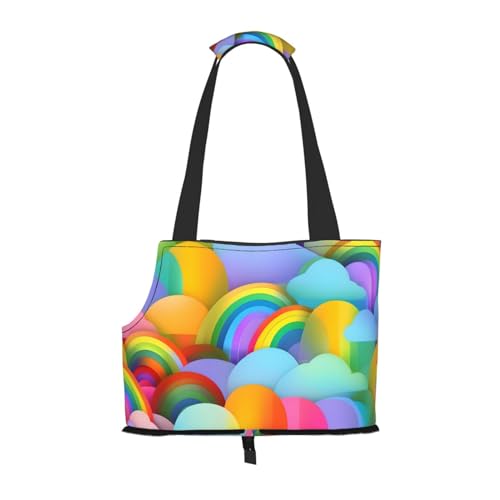 Hundetragetasche für kleine Hunde und Katzen, springsicher, mit großen Taschen, für Reisen im Freien Hundetragetasche für kleine Hunde und Katzen, springsicher, mit großen Taschen, für Reisen im Freien von KoNsev