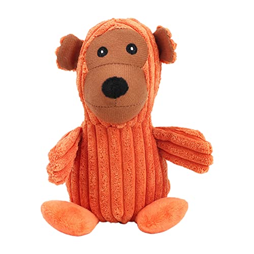 Kobeleen Plüschtier-Quietschspielzeug für Hunde. Interaktives, ausgestopftes Hundekauspielzeug für kleine, mittelgroße und große Hunde. Reduziert Langeweile und Ängste von Kobeleen