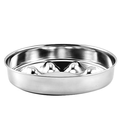Kochenty 1 PCS Hundeschüssel mit Rutschfester Gummibasis Silber Edelstahl Futternapf Haustiere Futternapf Wasserschale für Kleine Mittelgroße Haustiere Kochenty 1 PCS Hundeschüssel mit Rutschfester Gummibasis Silber Edelstahl Futternapf Haustiere Futternapf Wasserschale für Kleine Mittelgroße Haustiere von Kochenty