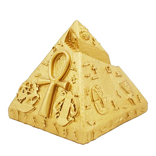 Kocris Casa Ägypten Pyramide Pharao Fischbecken Terrarium Pyramid Pharaoh Deko Aquarium Décor Klein Dekoration Zubehör Figur Statue Sammlerstücke Skulptur Geschenk Dekor Tischdeko (Pyramid Pharaoh) von Kocris Casa