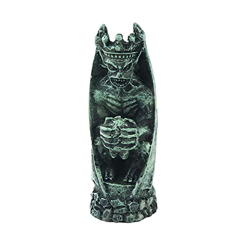 Aquarium Dekoration Klein Ornament Fischbecken Terrarium Deko Décor Zubehör Geschenk Dekor Dekofigur Figur Statue Skulptur (Devil Green) von Kocris Casa