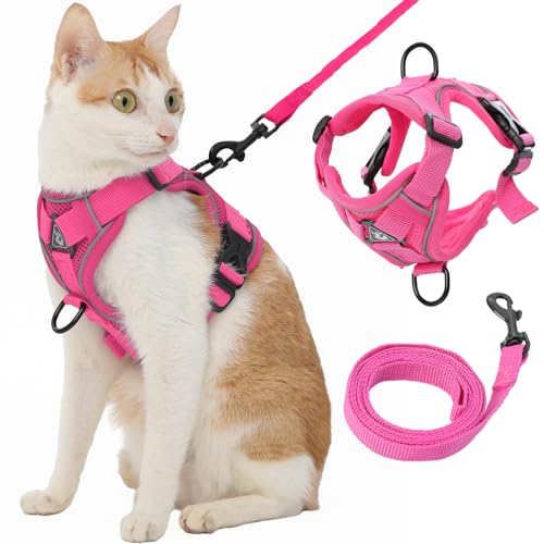 Katzengeschirr und Leine, Hot Pink, Größe S Katzengeschirr und Leine, Hot Pink, Größe S von Kodervo