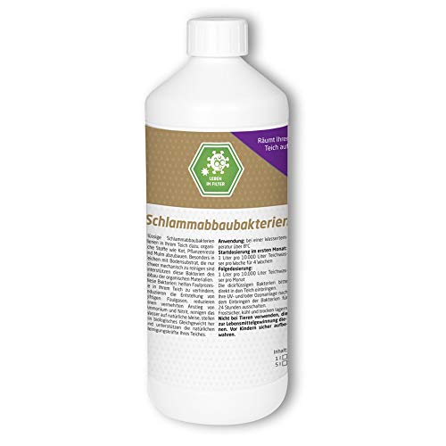 Koi Company • Filterbakterien Schlammabbaubakterien • Teichschlammentferner 1l • Natürlicher Schlammentferner • Teichreiniger für 10.000 Liter Koi Company • Filterbakterien Schlammabbaubakterien • Teichschlammentferner 1l • Natürlicher Schlammentferner • Teichreiniger für 10.000 Liter von Koi Company