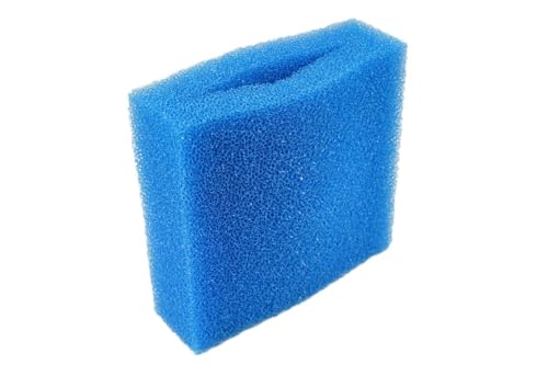 BioTec 5/10/30 Ersatzschwamm Sets passend für Oase Biotec Teichfilter/rote und Blaue Filterschwämme geschlitzt/Abmessung 25 x 25 x 8 cm/deutsche Qualität (1 x Schwamm blau grob 24 x 25 cm 30PPI) von Koi- und Bonsaipark Herdecke