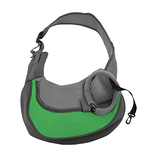 Koieam Pet Sling,Portable Messenger Shoulder Bag Breathable Mesh Pet Carry Bag for Cats and Dogs for Traveling (S) von Koieam