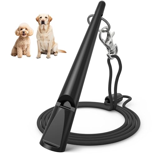 Kolamom Hundepfeife für Rückruf, Hundepfeife Hochfrequenz Lautlos mit Pfeifenband, Genormter Frequenz, Hörbar & Weitreichend, Erziehungshilfen für Hunde der Perfekte Rückruf von Kolamom