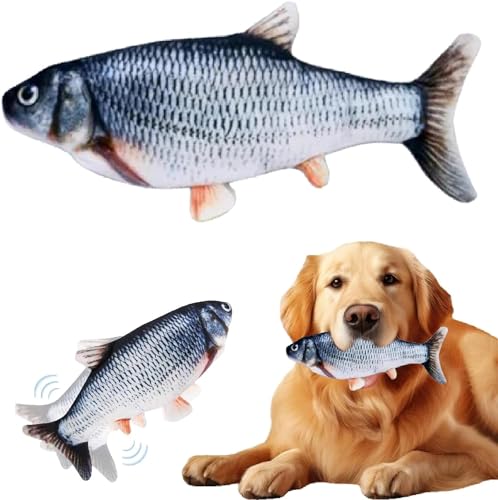 Kolarmo Hundespielzeug mit tanzendem Fisch, 2024, Schlenkerfisch, Katzenspielzeug, Floppfisch, Hundespielzeug, tanzender Fisch für Hunde, interaktives Hundespielzeug, tanzender Fisch, elektrischer Kolarmo Hundespielzeug mit tanzendem Fisch, 2024, Schlenkerfisch, Katzenspielzeug, Floppfisch, Hundespielzeug, tanzender Fisch für Hunde, interaktives Hundespielzeug, tanzender Fisch, elektrischer von Kolarmo
