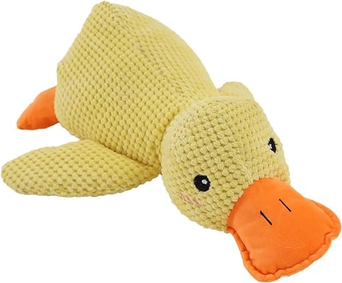 Kolarmo Zentric Quack-Quack-Ente Hundespielzeug – Zentricplush Kauspielzeug für Welpen, Zentric Plüsch-Hundespielzeug, quietschendes Hunde-Kauspielzeug, klassisches Enten-Hundespielzeug, Kolarmo Zentric Quack-Quack-Ente Hundespielzeug – Zentricplush Kauspielzeug für Welpen, Zentric Plüsch-Hundespielzeug, quietschendes Hunde-Kauspielzeug, klassisches Enten-Hundespielzeug, von Kolarmo