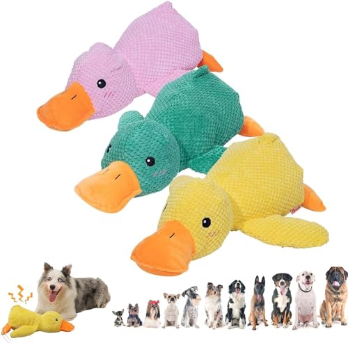 Kolarmo Zentric Quack-Quack-Ente Hundespielzeug – Zentricplush Welpenkauspielzeug, Zentric Plüsch-Hundespielzeug, quietschendes Hunde-Kauspielzeug, klassisches Enten-Hundespielzeug, Quietschspielzeug, Kolarmo Zentric Quack-Quack-Ente Hundespielzeug – Zentricplush Welpenkauspielzeug, Zentric Plüsch-Hundespielzeug, quietschendes Hunde-Kauspielzeug, klassisches Enten-Hundespielzeug, Quietschspielzeug, von Kolarmo
