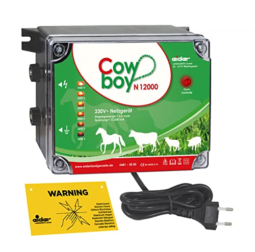Koll Living Weidezaungerät N12000-230V - Extra Power : 230V, 6 Joule, 12000 Volt - für Lange Zäune, starker Bewuchs - Made in Germany Koll Living Weidezaungerät N12000-230V - Extra Power : 230V, 6 Joule, 12000 Volt - für Lange Zäune, starker Bewuchs - Made in Germany von Koll Living